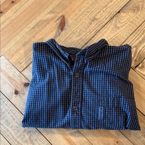 Columbia Navy Checkered Casual Shirt